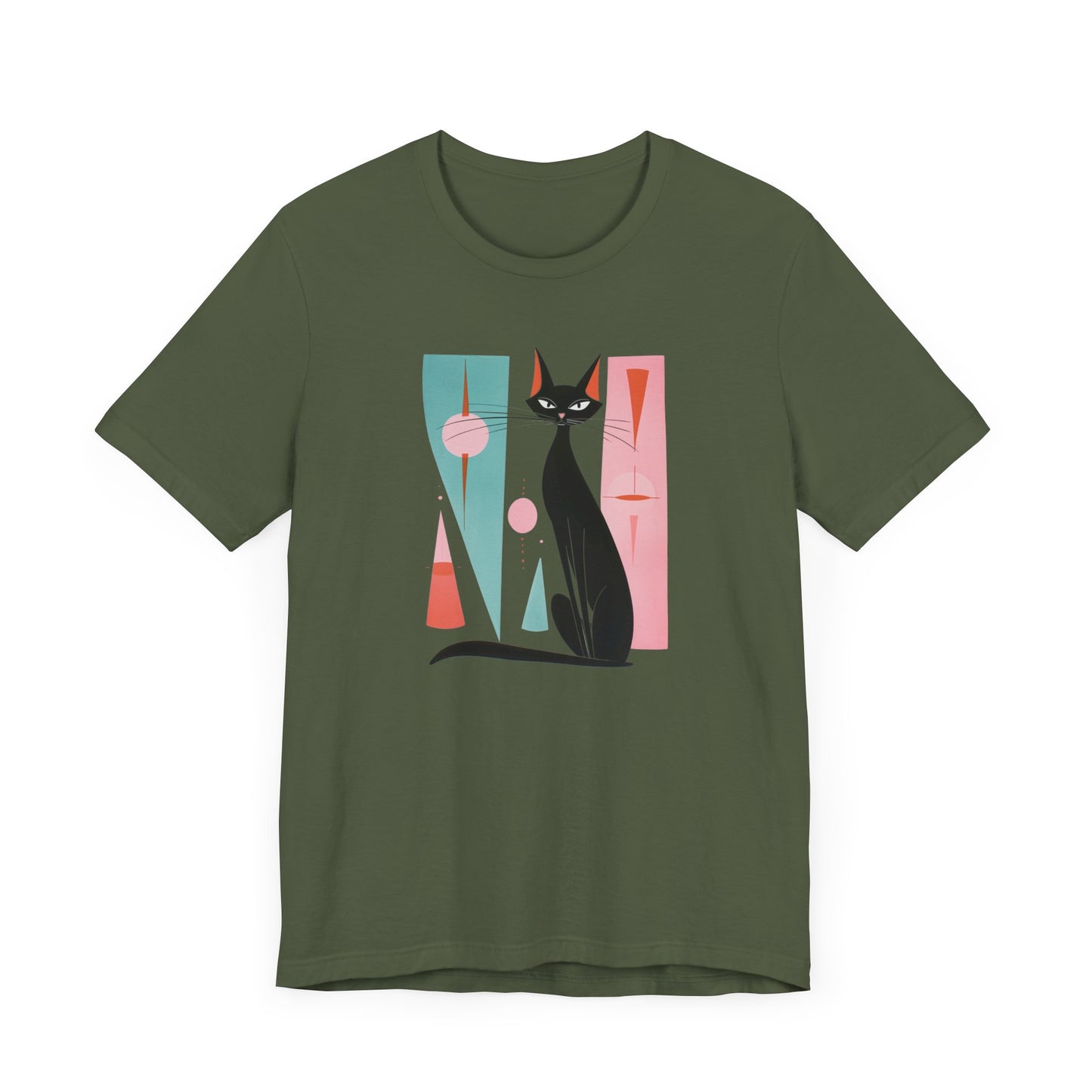 Artsy Cat Unisex Jersey Short Sleeve Tee