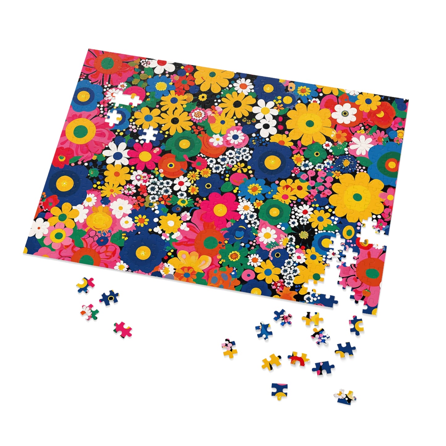 Kazumasa Nagai Style Floral Pattern Jigsaw Puzzle (30, 110, 252, 500,1000-Piece)
