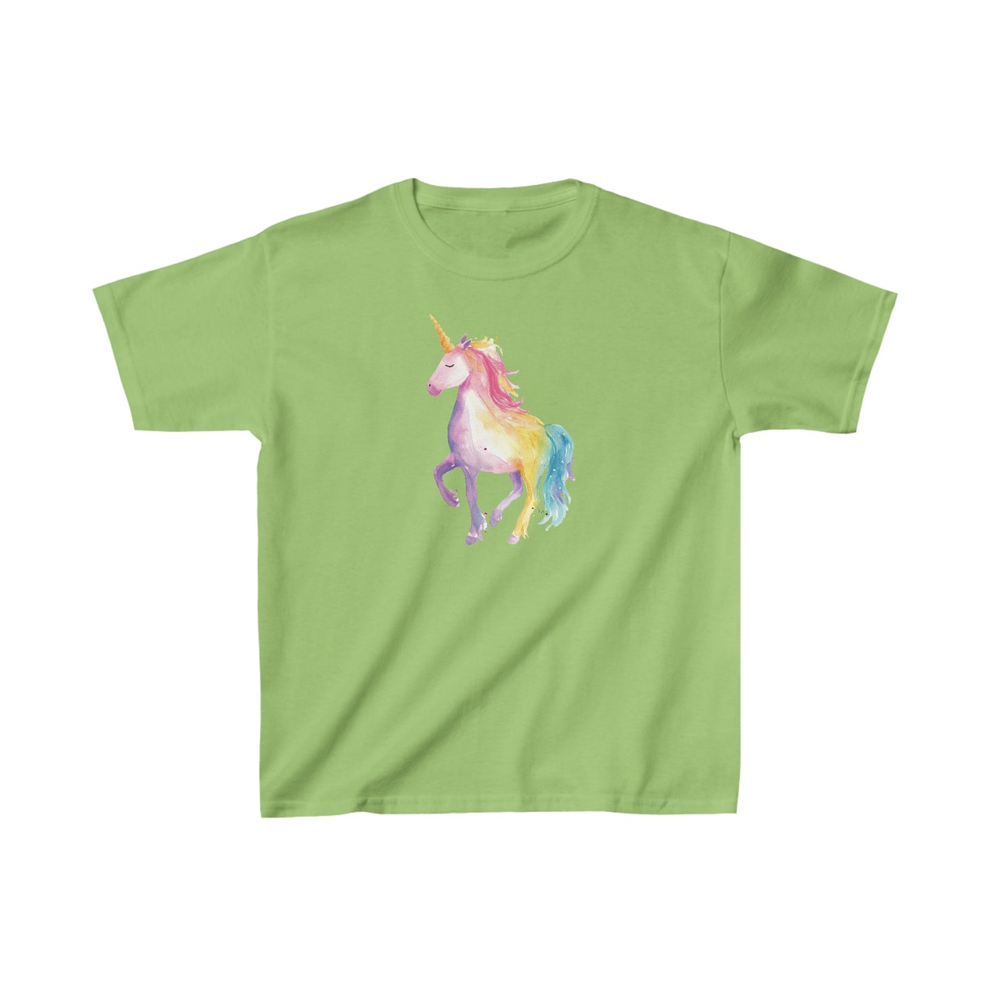 Watercolor Unicorn Kids Heavy Cotton™ Tee