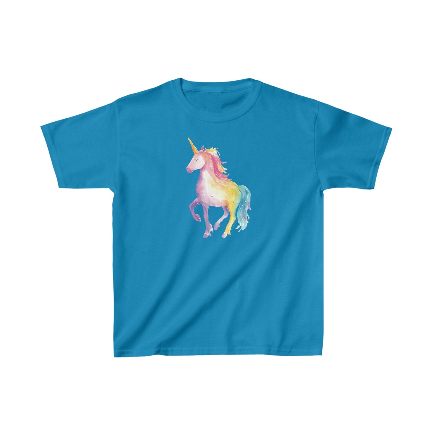 Watercolor Unicorn Kids Heavy Cotton™ Tee