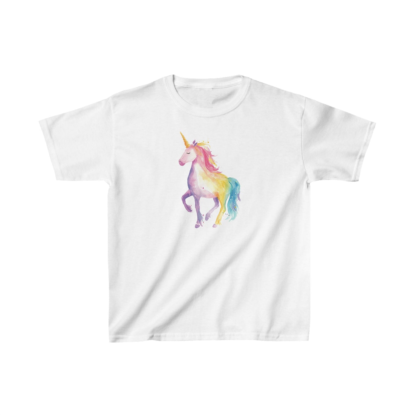 Watercolor Unicorn Kids Heavy Cotton™ Tee