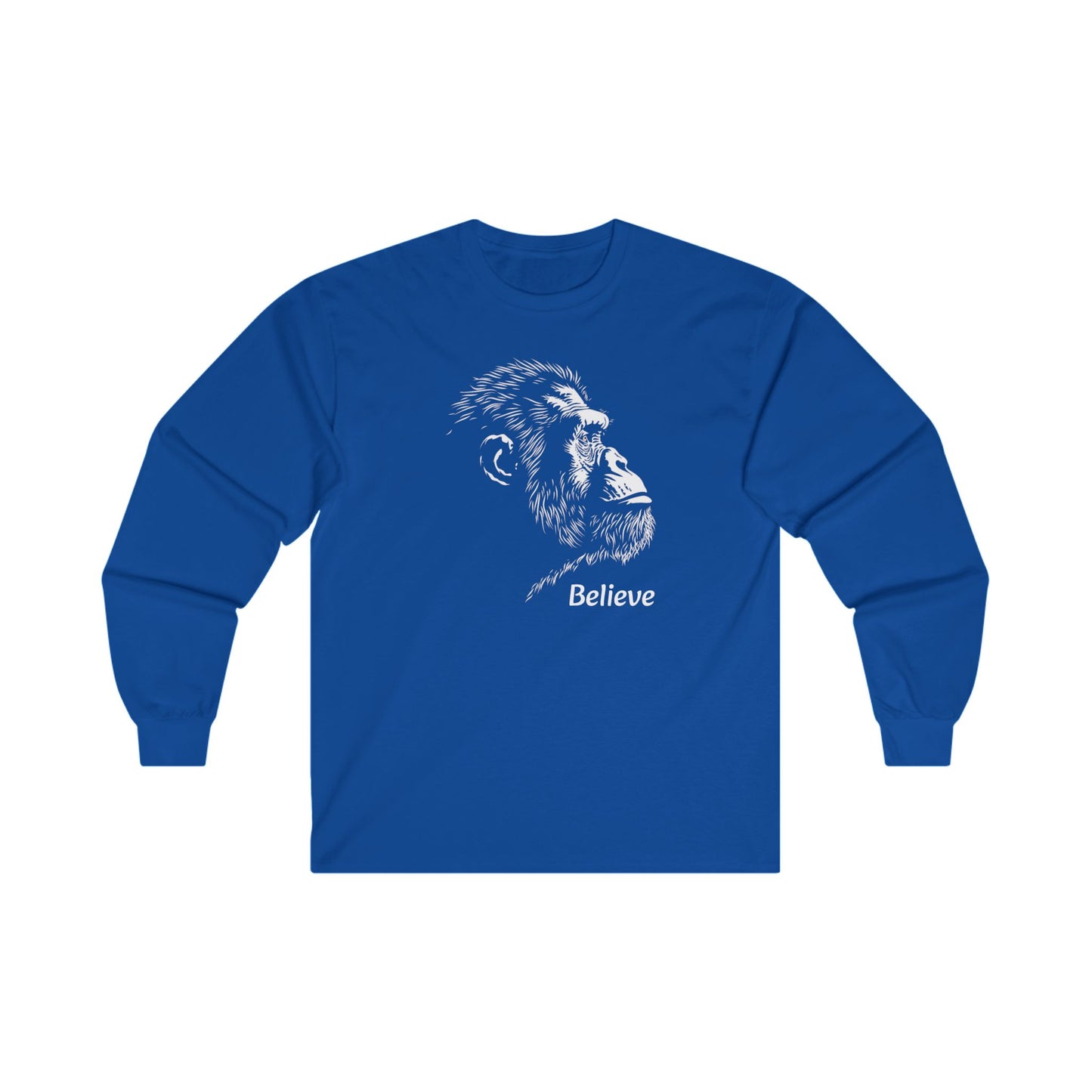 Believe in Big Foot Unisex Long Sleeve Tee