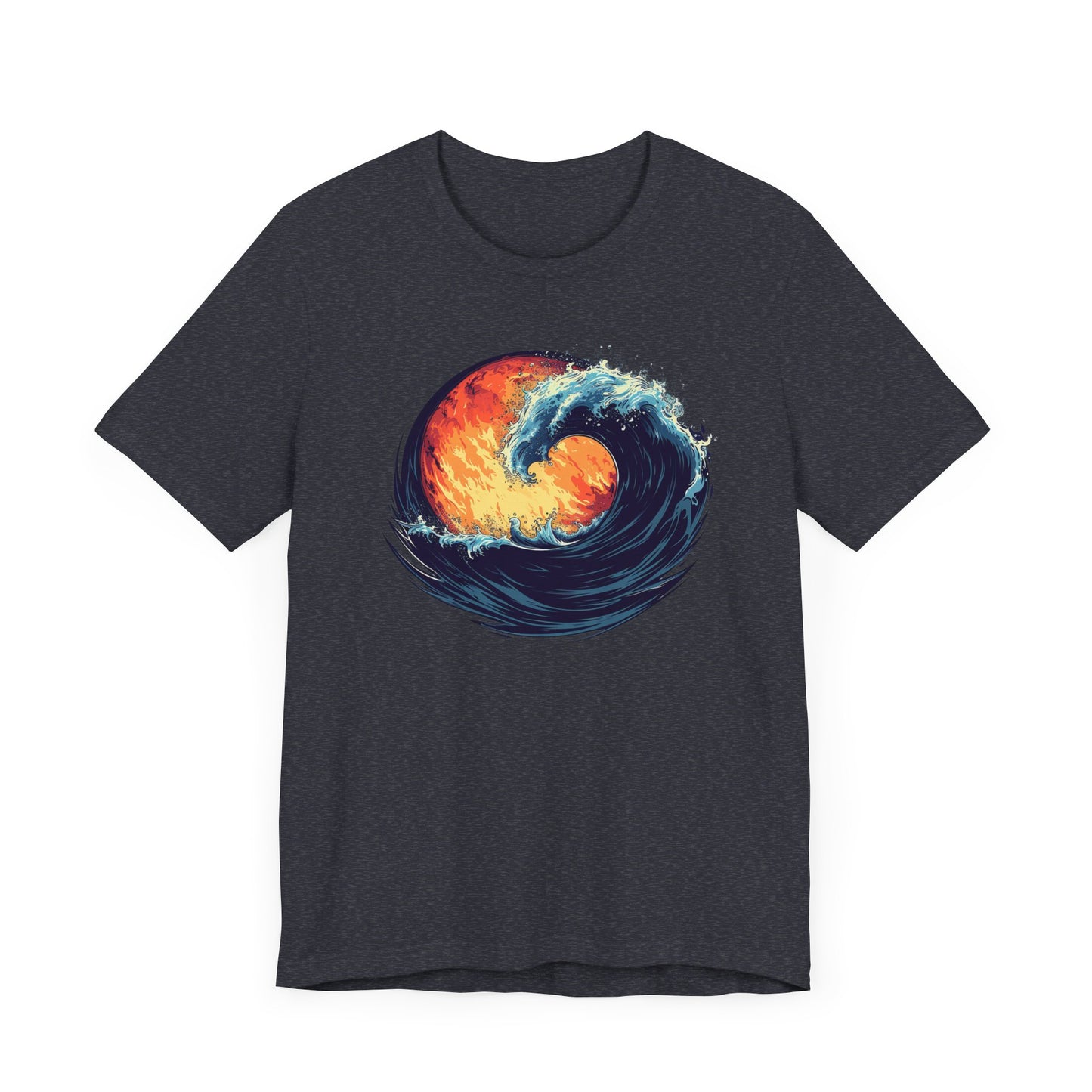 Ocean Fire Unisex Jersey Short Sleeve Tee