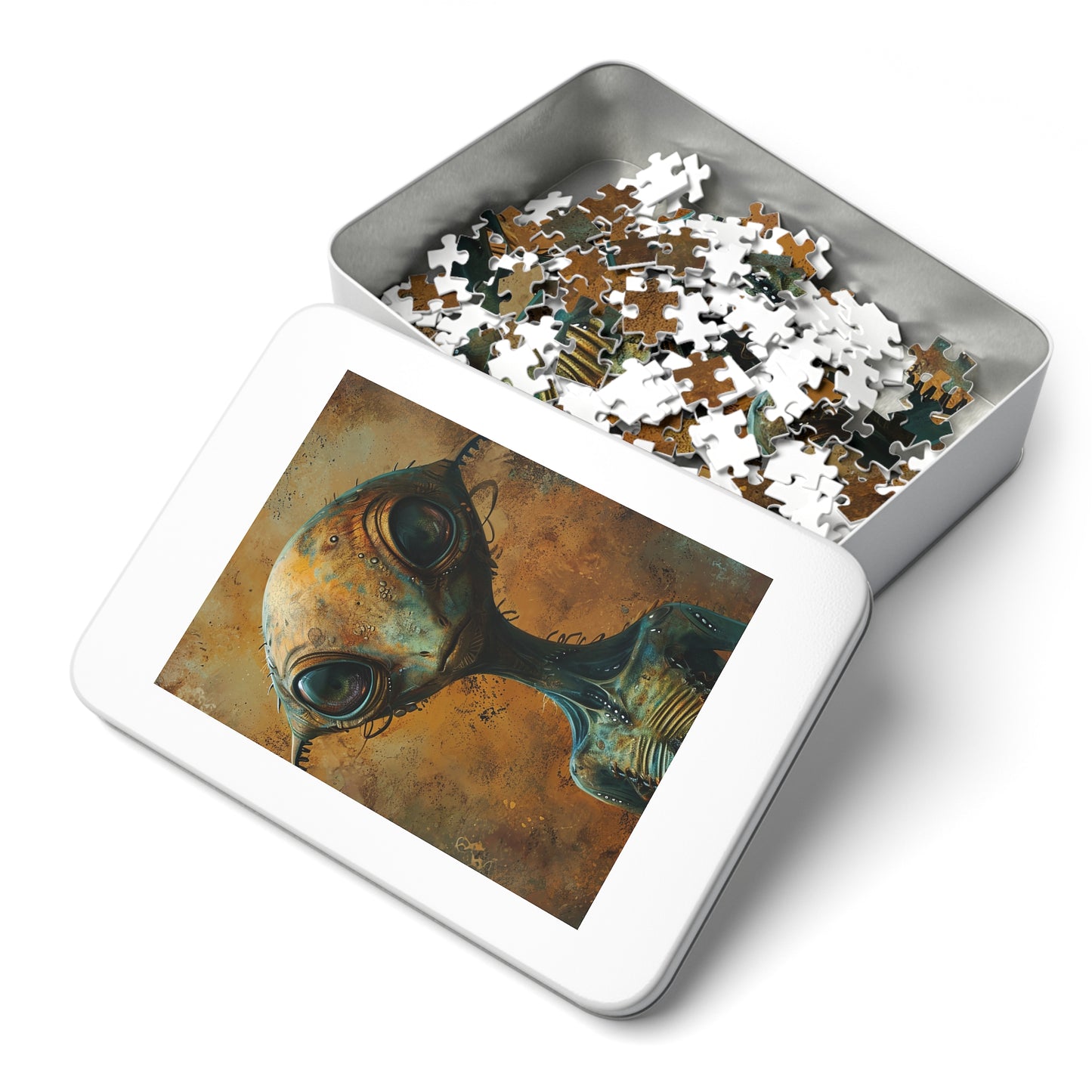 Aging Alien Jigsaw Puzzle (30, 110, 252, 500,1000-Piece)