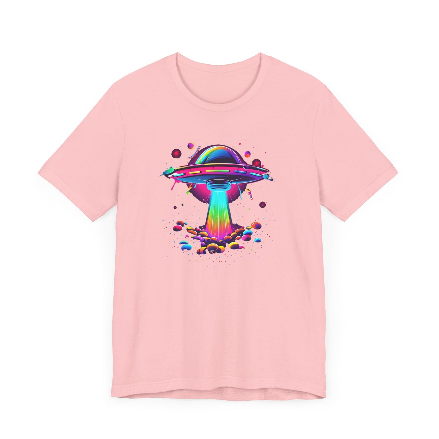 Neon Spaceship Unisex Jersey Short Sleeve Tee
