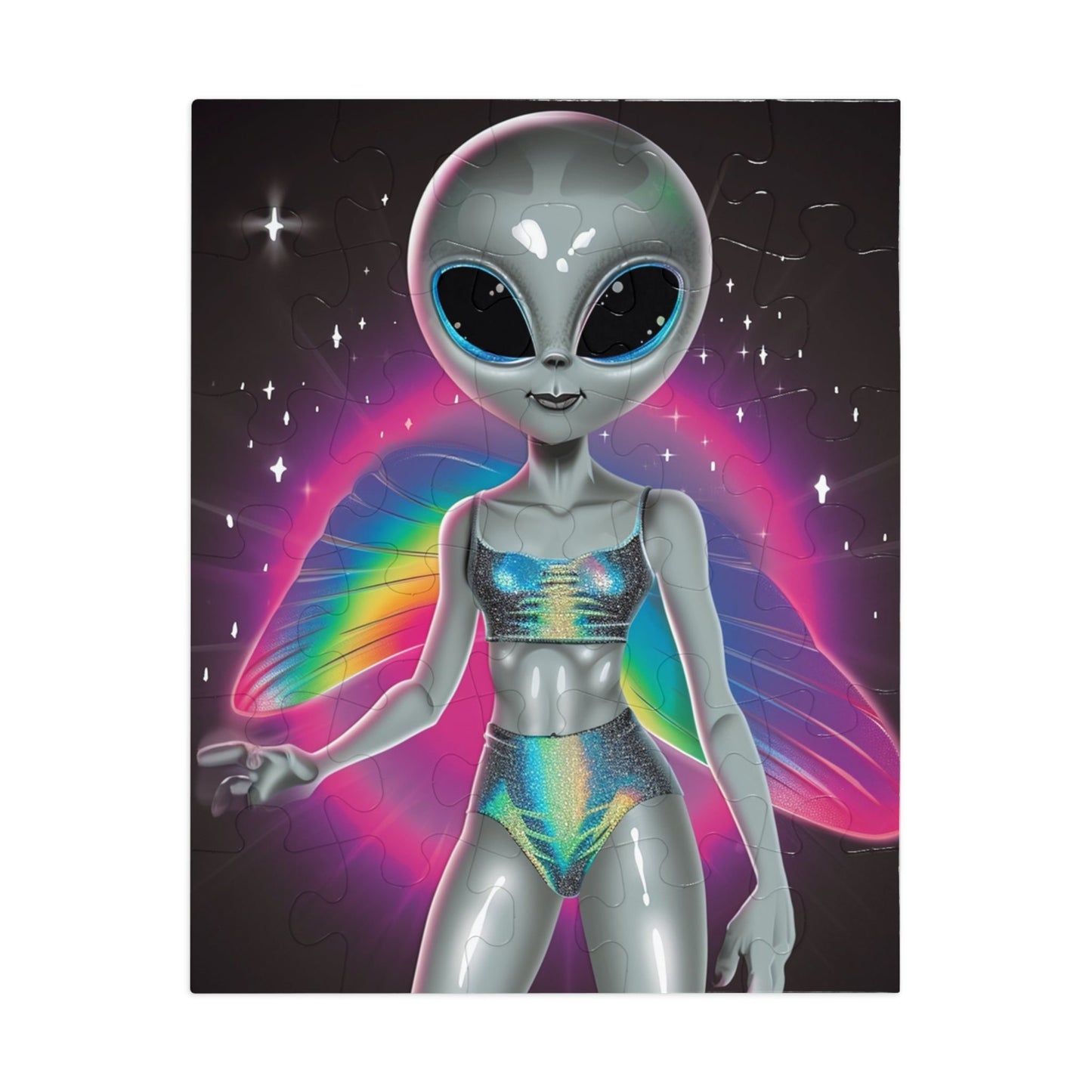 Alien Disco Queen Jigsaw Puzzle (30, 110, 252, 500-Piece)