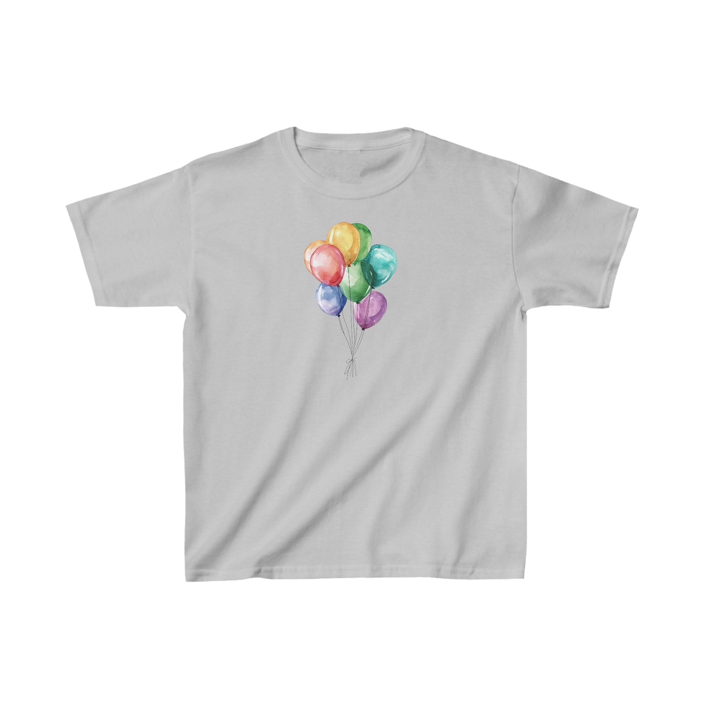 Watercolor Balloons Kids Heavy Cotton™ Tee