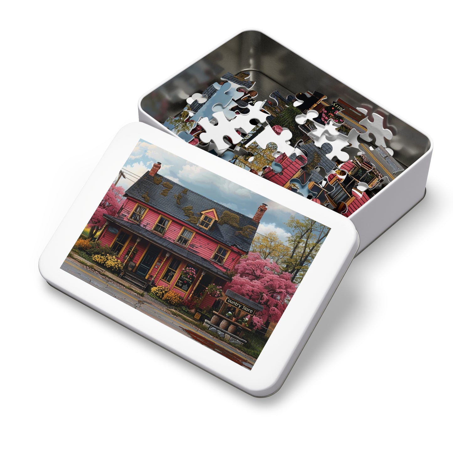 Country Store in Spring Jigsaw Puzzle (30, 110, 252, 500,1000-Piece)