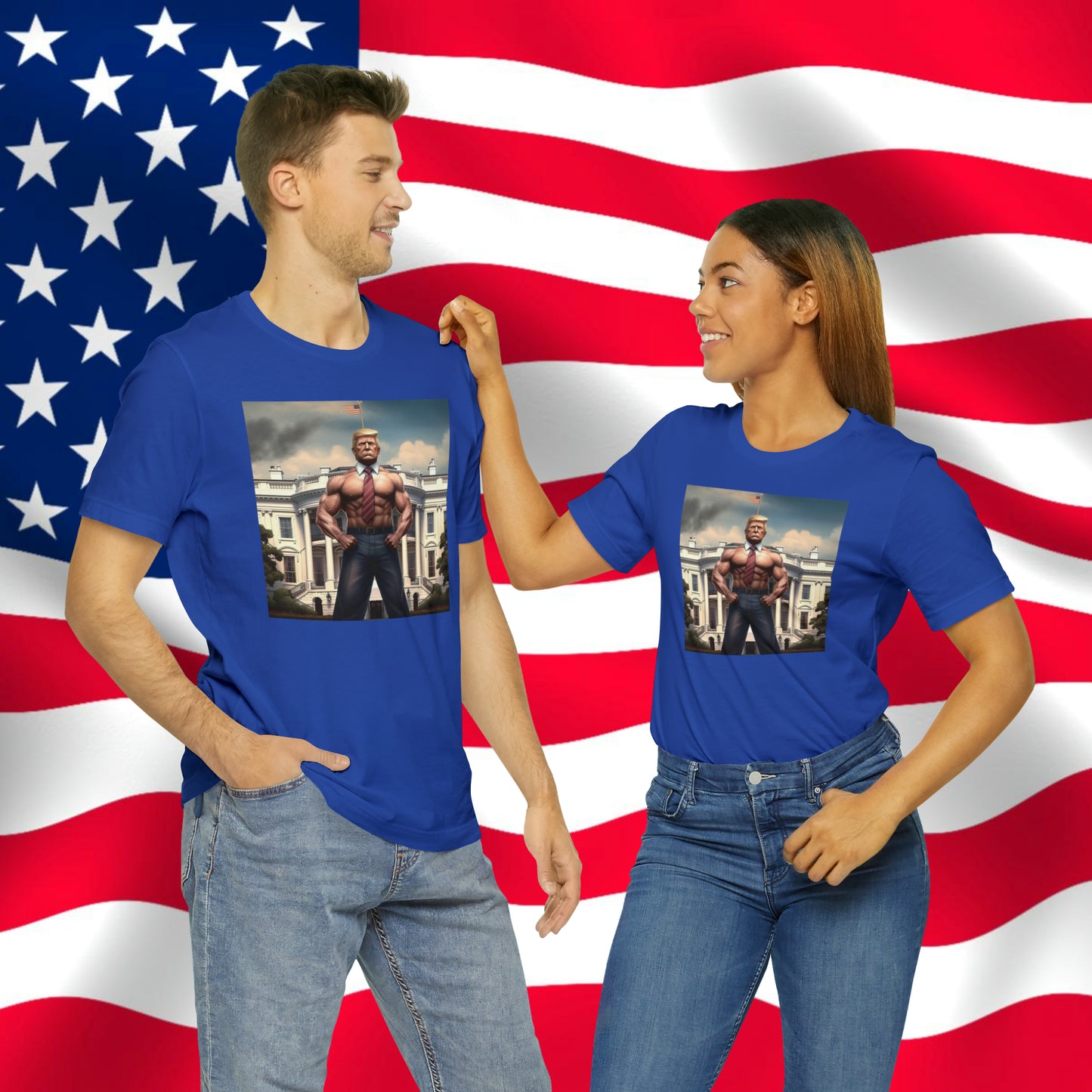 President Trump Fighter Unisex Jersey Short Sleeve Tee