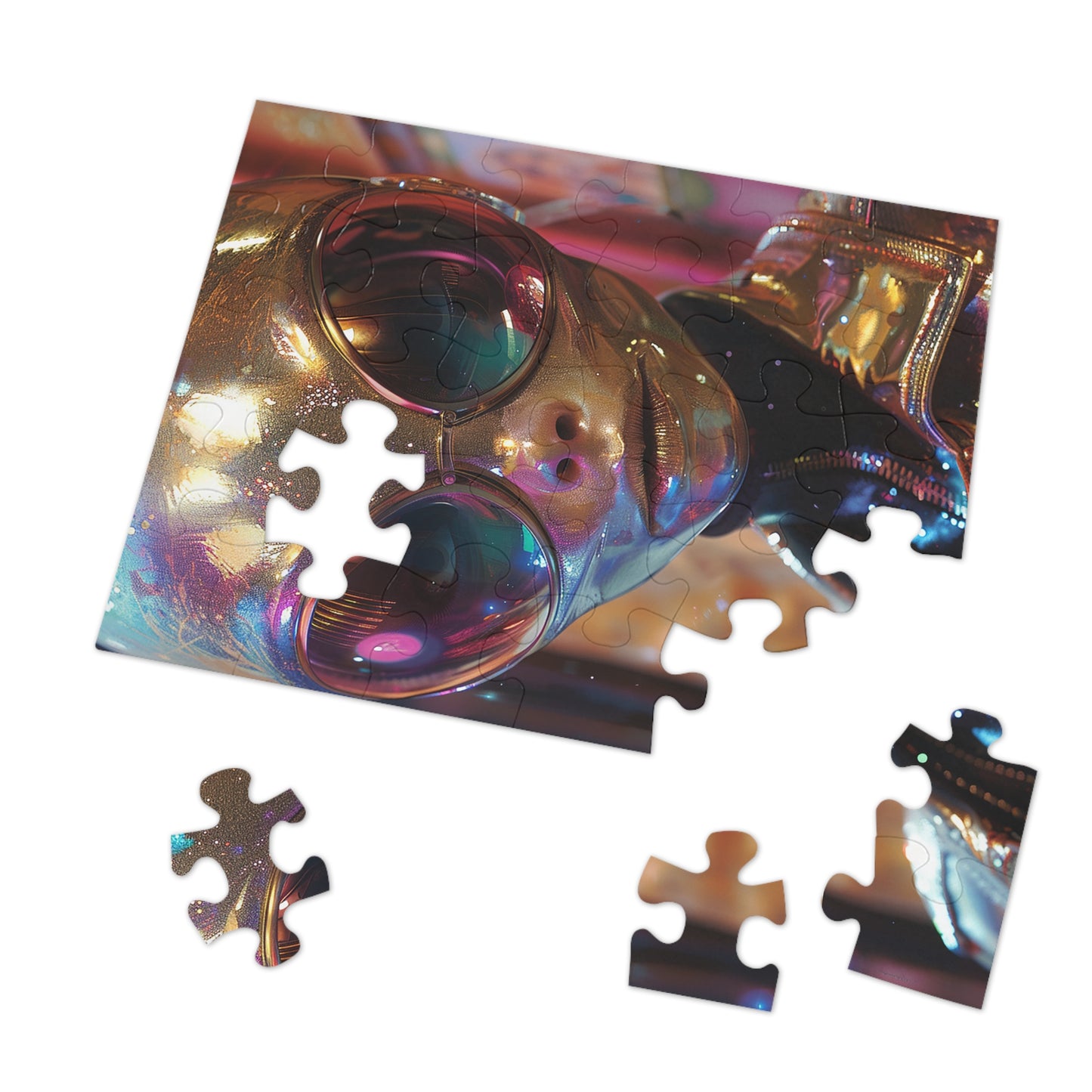 The Golden Alien Jigsaw Puzzle (30, 110, 252, 500,1000-Piece)