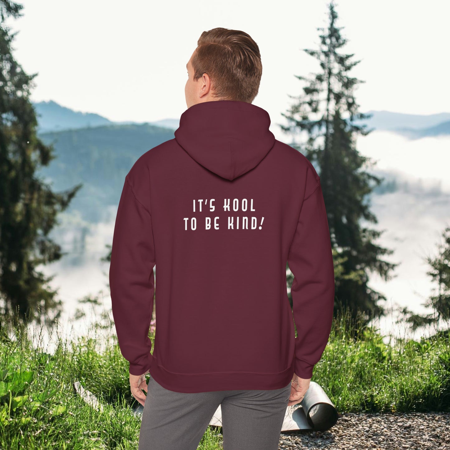 Mean People Suck! It's Kool to Be Kind! Unisex Heavy Blend™ Hooded Sweatshirt