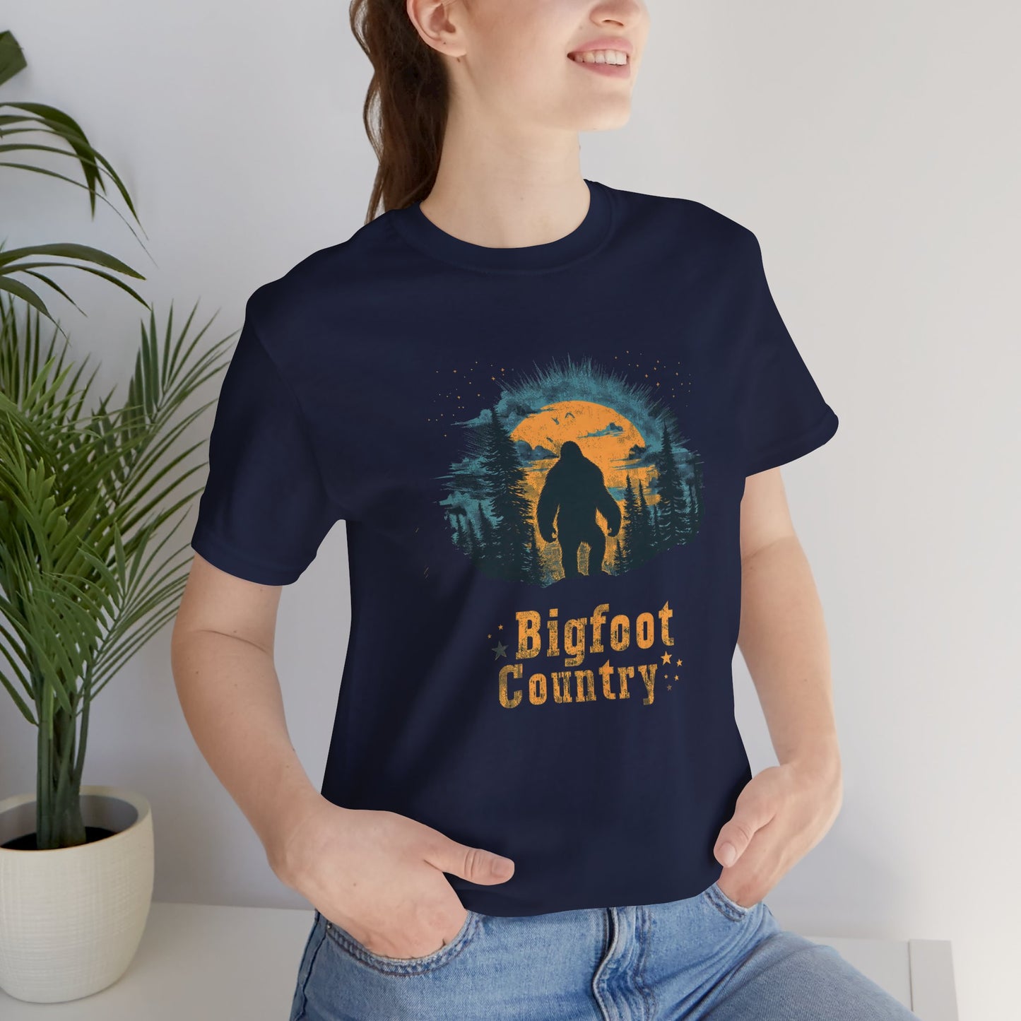 Bigfoot Country Unisex Jersey Short Sleeve Tee