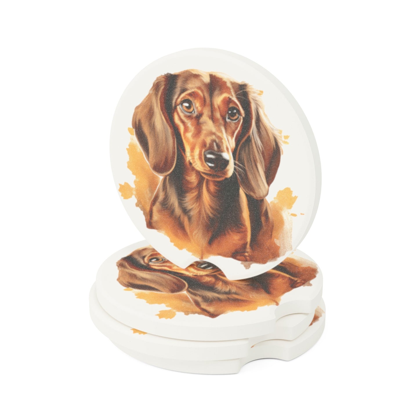 Dachshund Soapstone Car Coaster