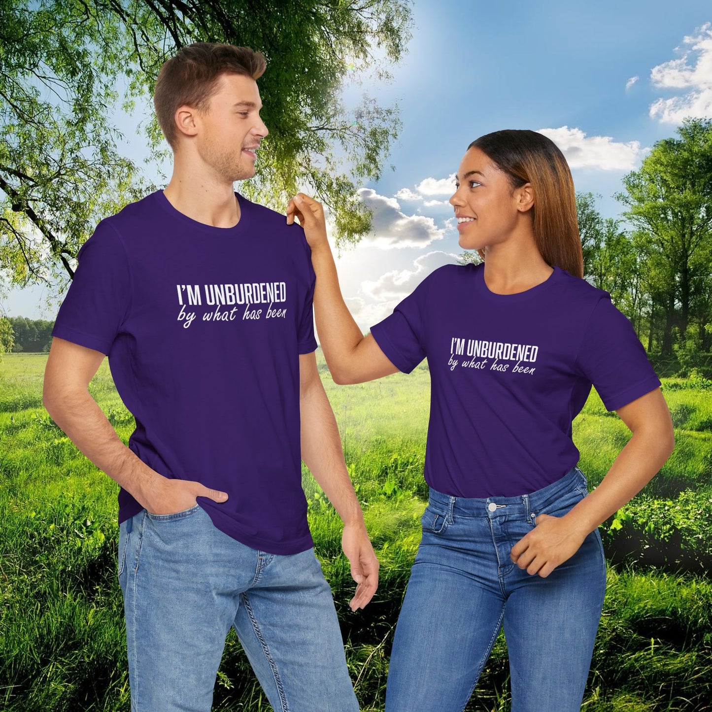 I'm Unburdened by What Has Been Unisex Jersey Short Sleeve Tee