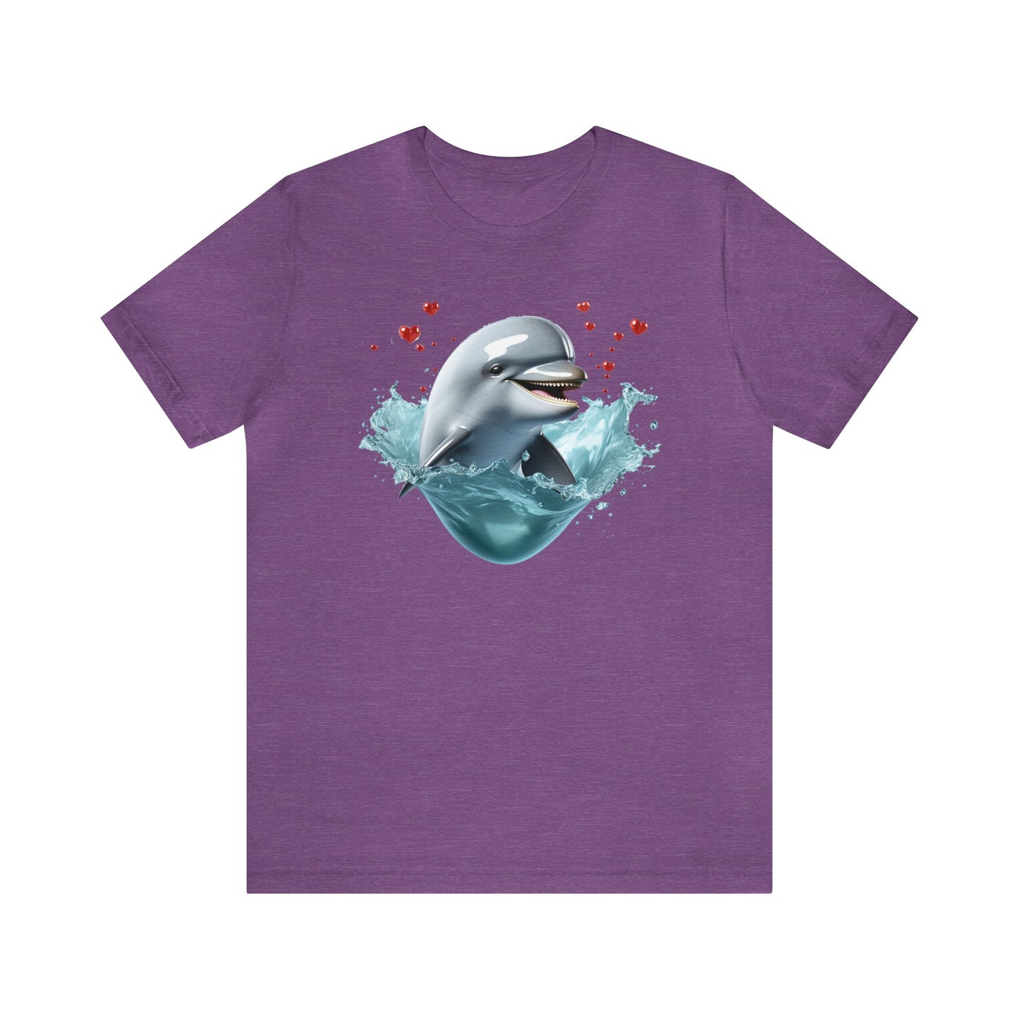 Dolphin Love Unisex Jersey Short Sleeve Tee