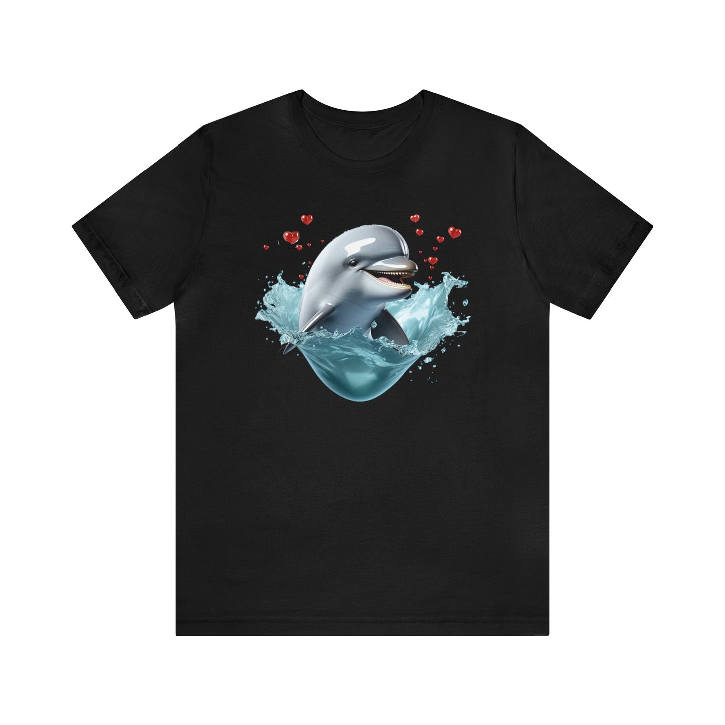 Dolphin Love Unisex Jersey Short Sleeve Tee