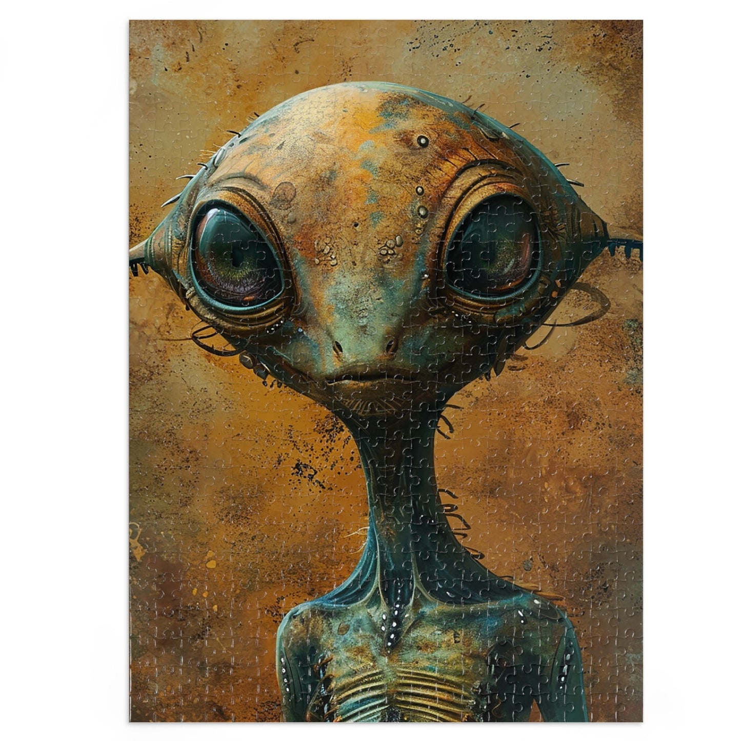 Aging Alien Jigsaw Puzzle (30, 110, 252, 500,1000-Piece)
