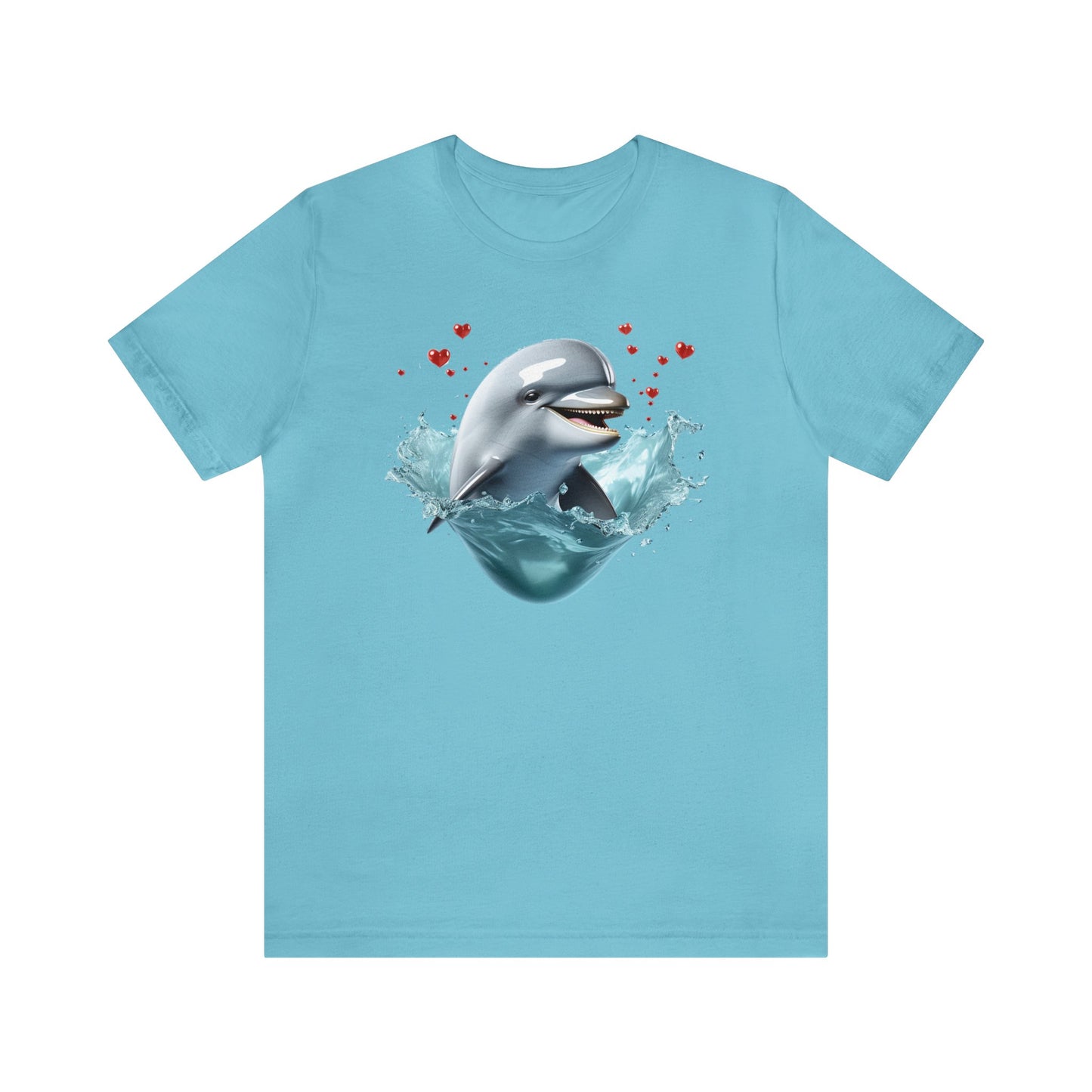 Dolphin Love Unisex Jersey Short Sleeve Tee