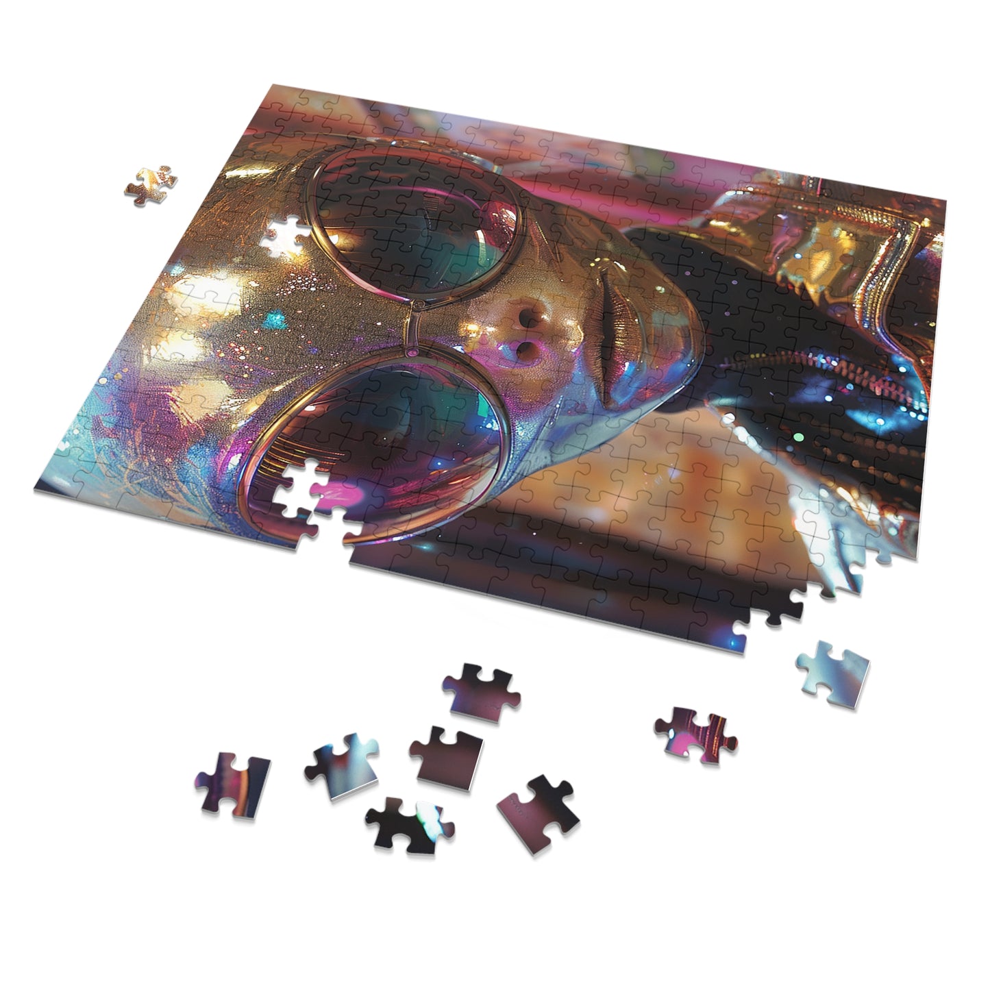 The Golden Alien Jigsaw Puzzle (30, 110, 252, 500,1000-Piece)