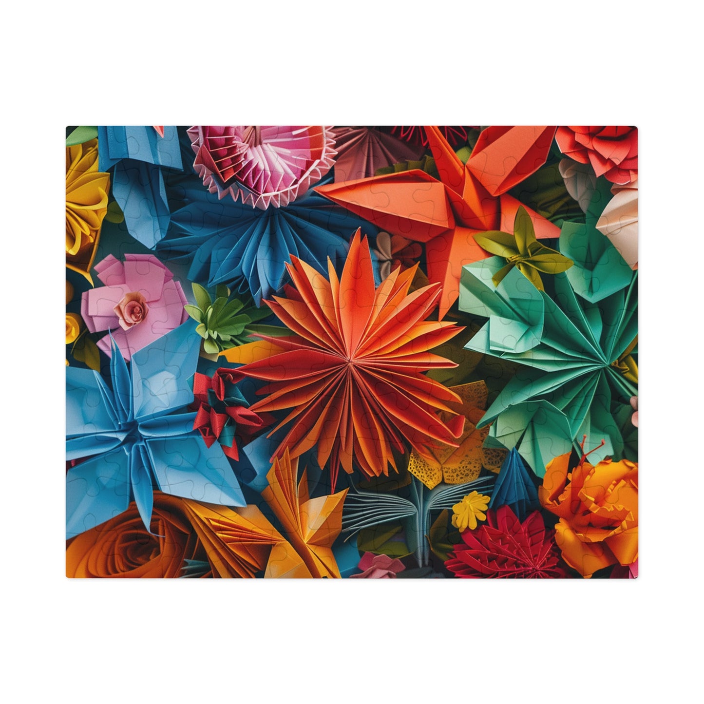 Origami Flower Jigsaw Puzzle (30, 110, 252, 500,1000-Piece)