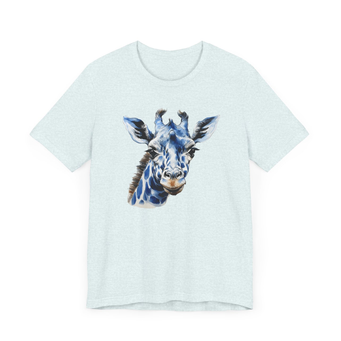 Blue Giraffe Unisex Jersey Short Sleeve Tee
