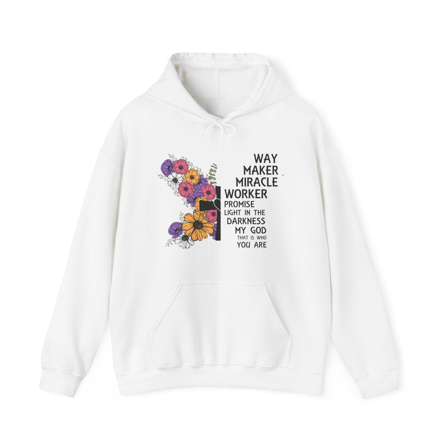 Way Maker Miracle Worker Unisex Heavy Blend™ Hooded Sweatshirt