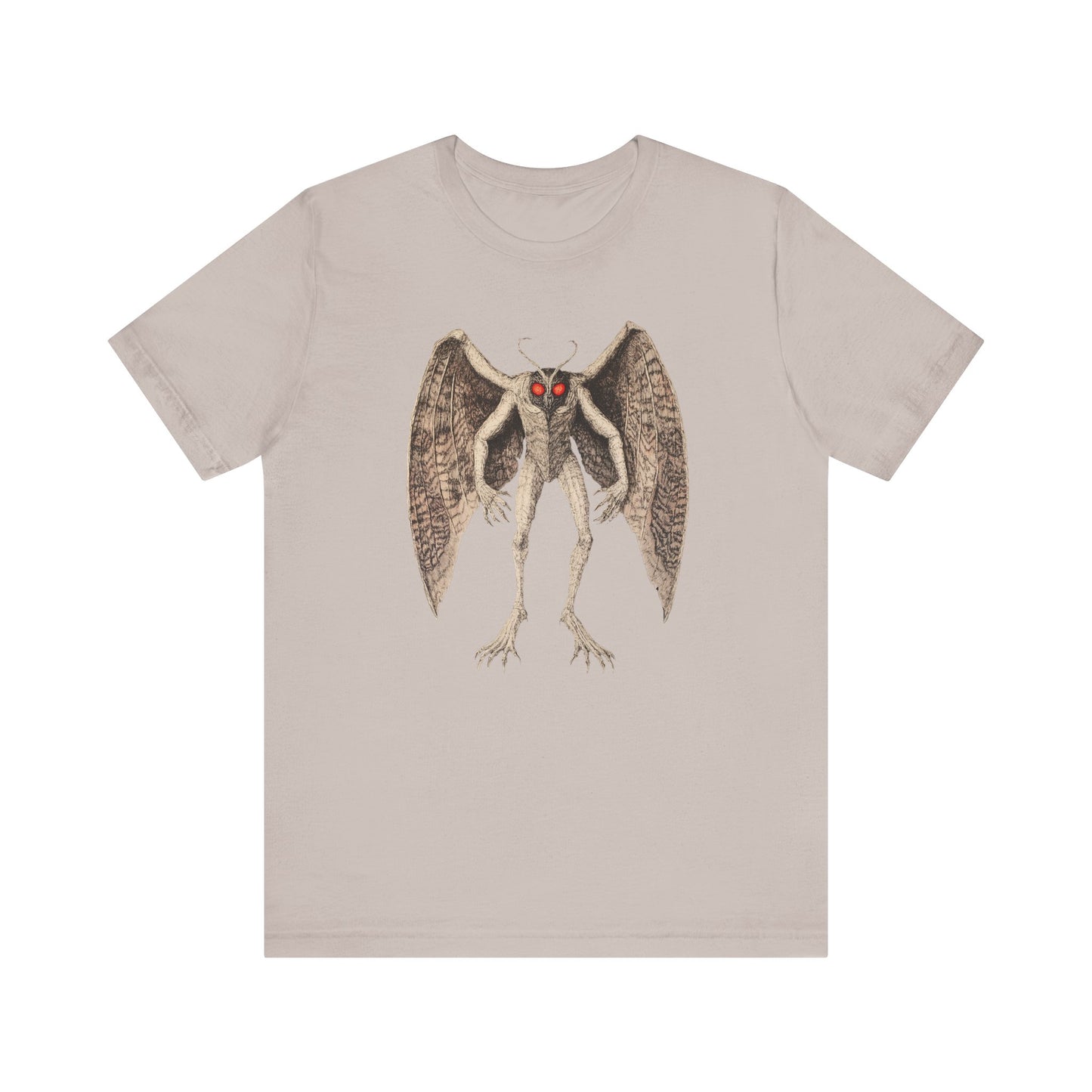 Mothman Unisex Jersey Tee - Paranormal Graphic T-Shirt