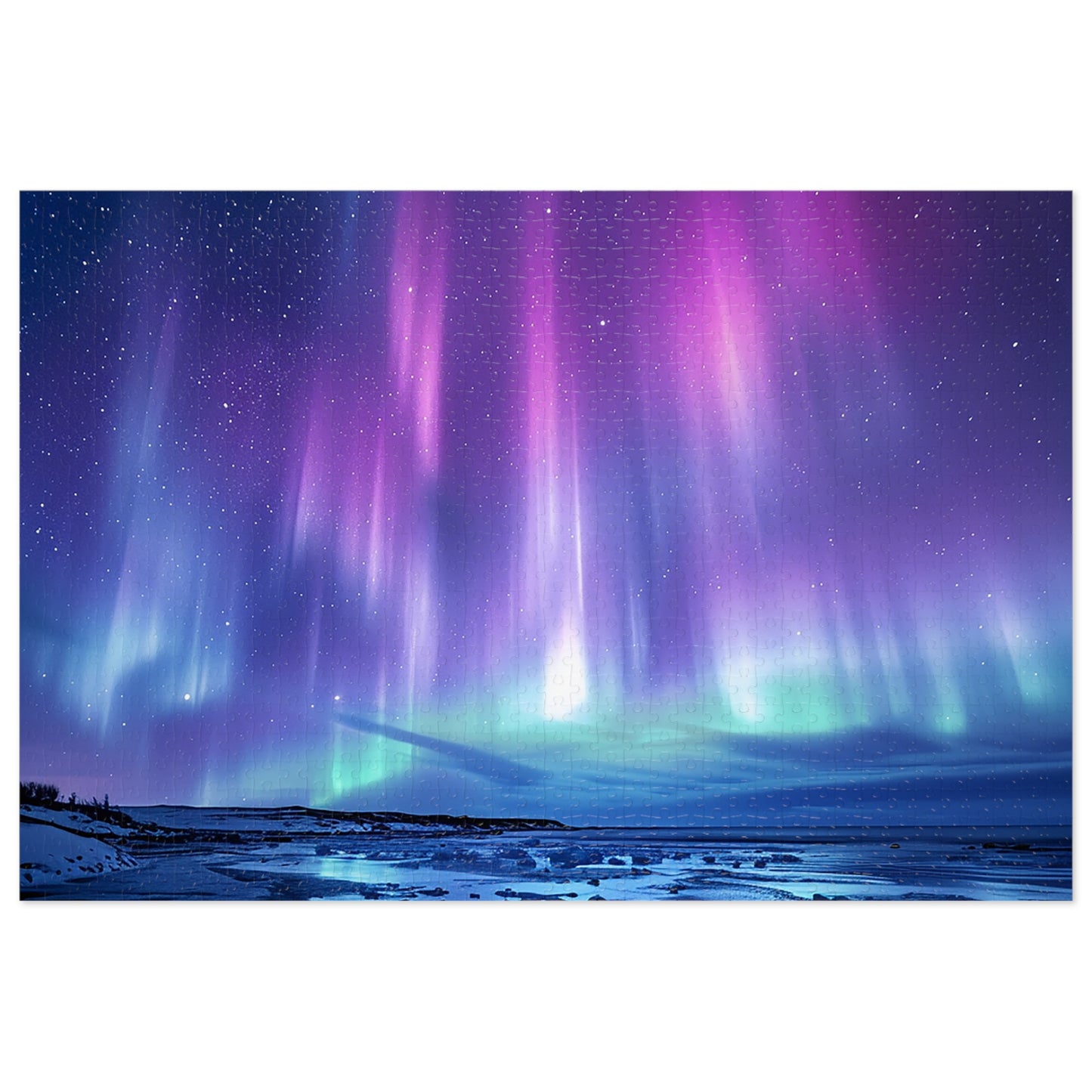 The Alaskan Northern Lights Jigsaw Puzzle (30, 110, 252, 500,1000-Piece)