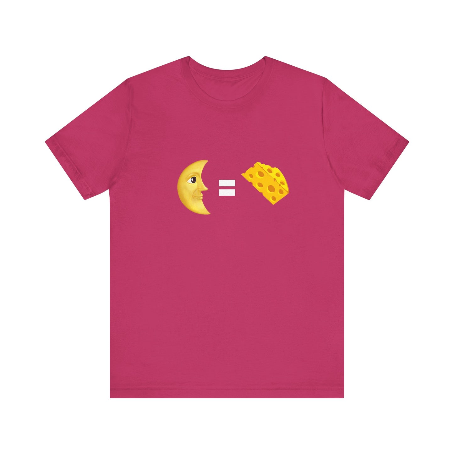 Moon = Cheese Unisex Jersey Tee