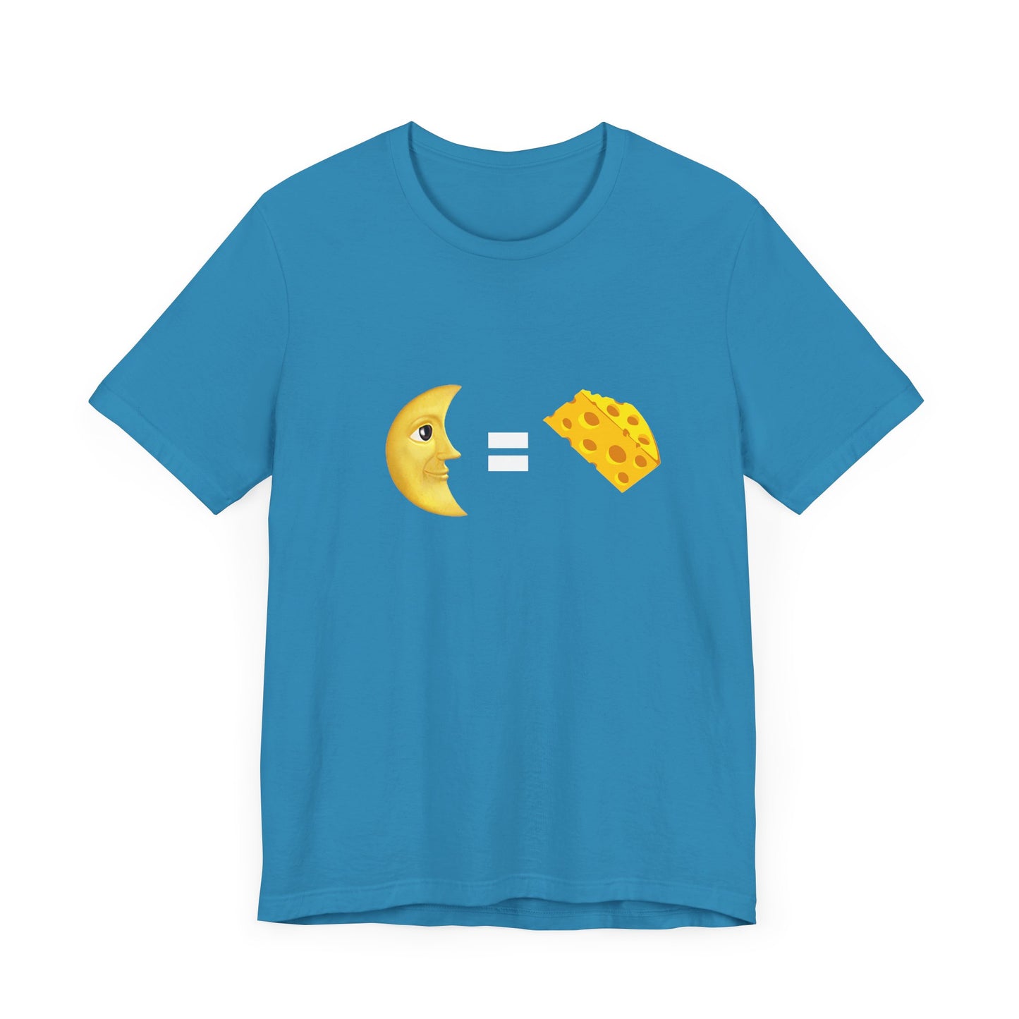 Moon = Cheese Unisex Jersey Tee
