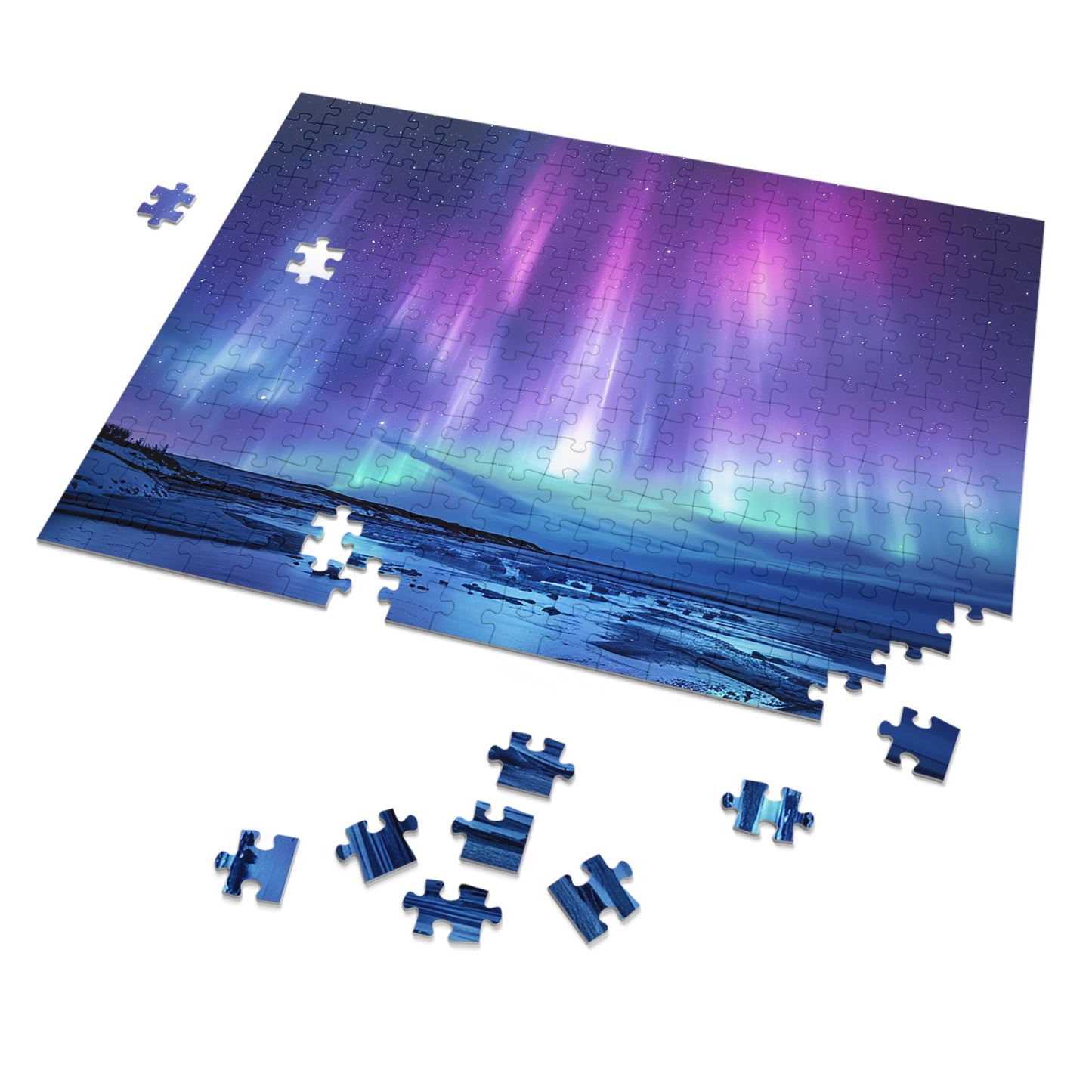The Alaskan Northern Lights Jigsaw Puzzle (30, 110, 252, 500,1000-Piece)