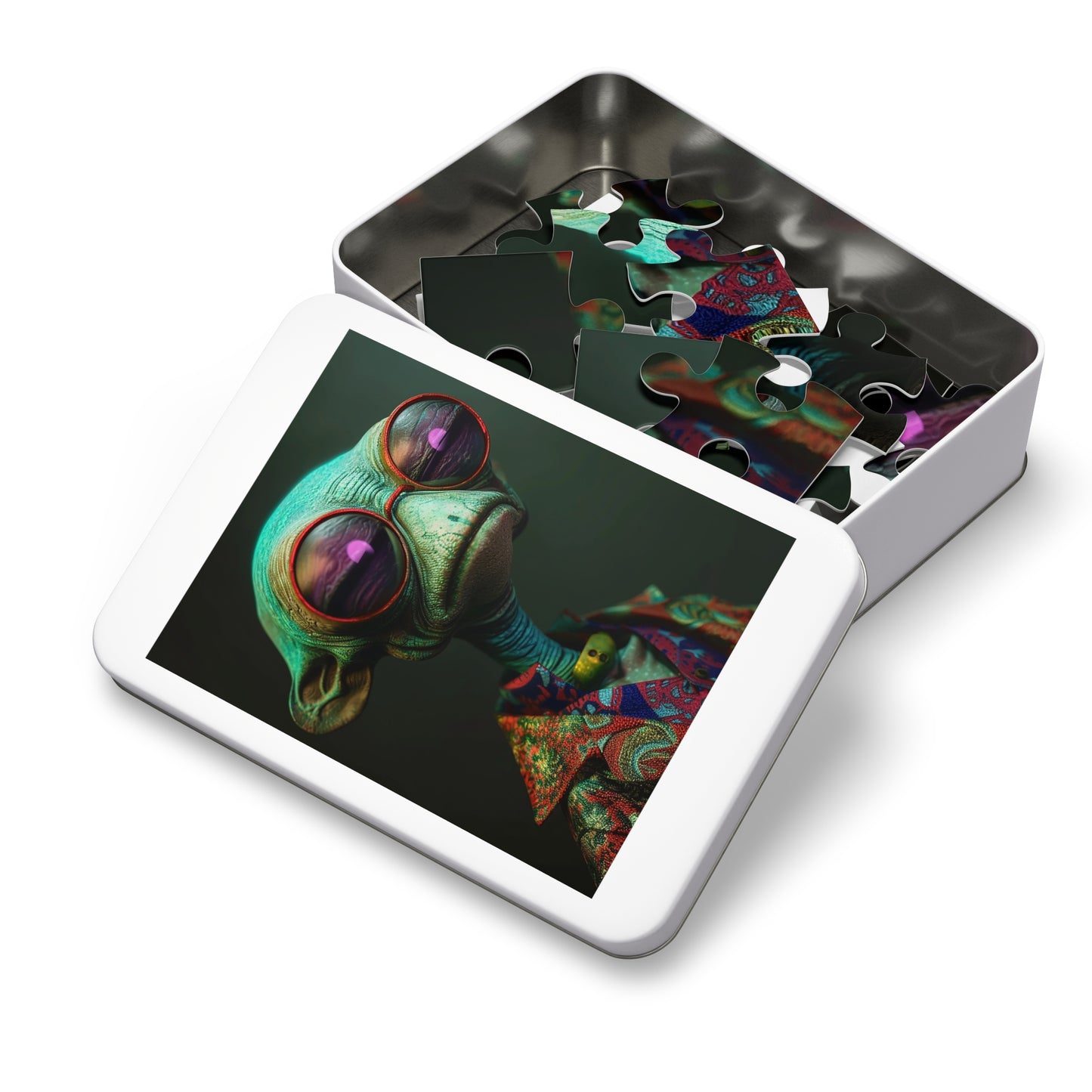 Cool Alien Jigsaw Puzzle (30, 110, 252, 500,1000-Piece)
