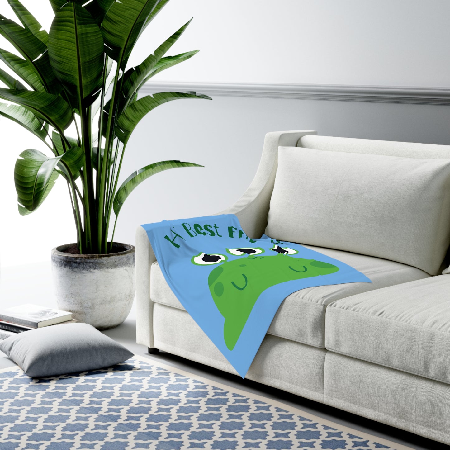 Hi My Best Friend Baby Swaddle Blanket