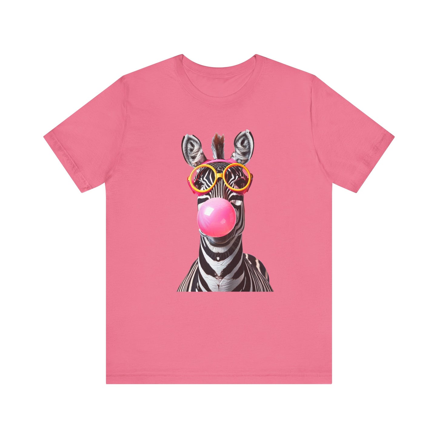 Bubblegum Zebra! Unisex Jersey Short Sleeve Tee