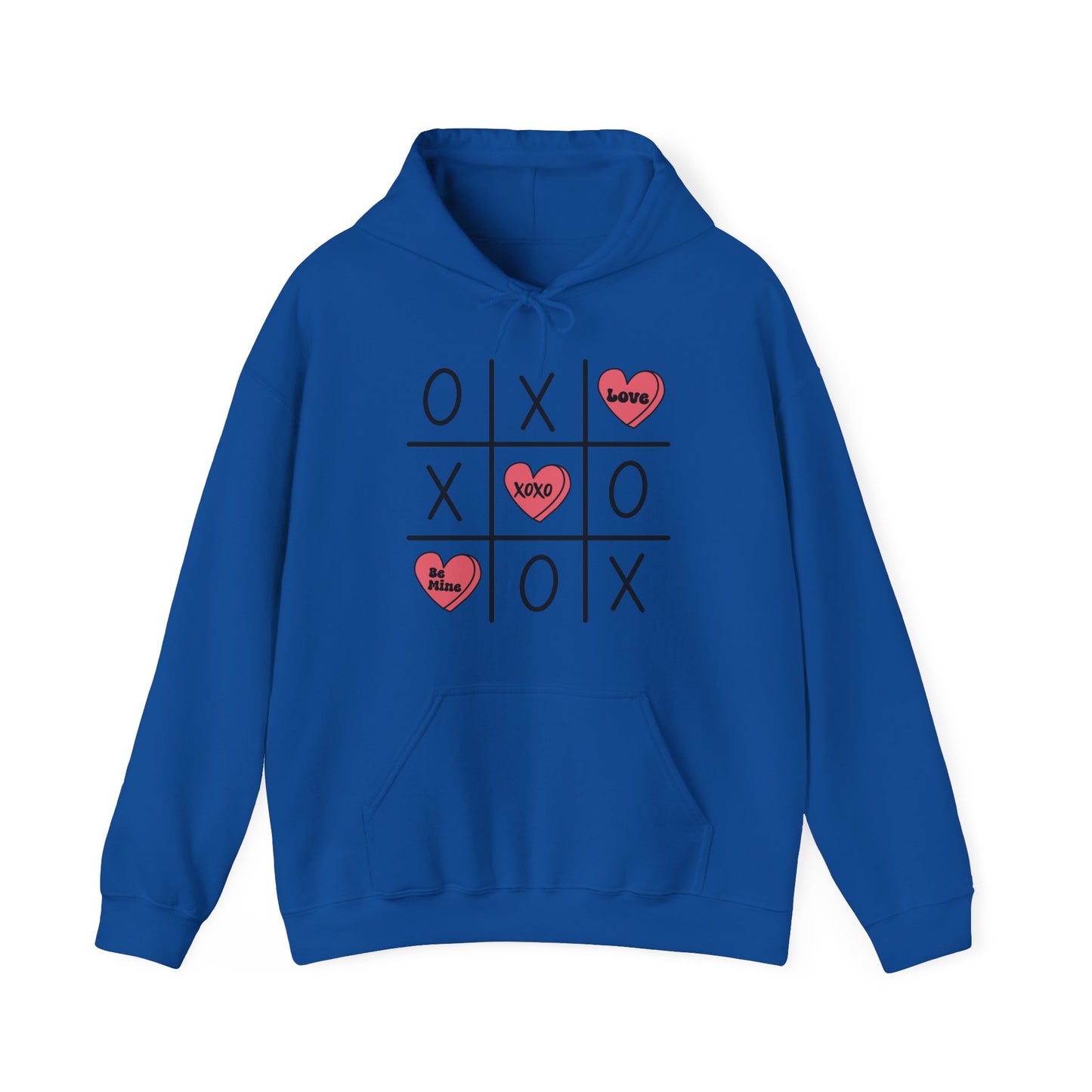 Valentine Tic Tac Toe Unisex Heavy Blend™ Hooded Sweatshirt