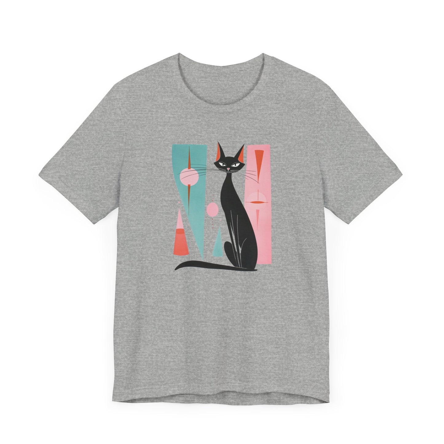 Artsy Cat Unisex Jersey Short Sleeve Tee