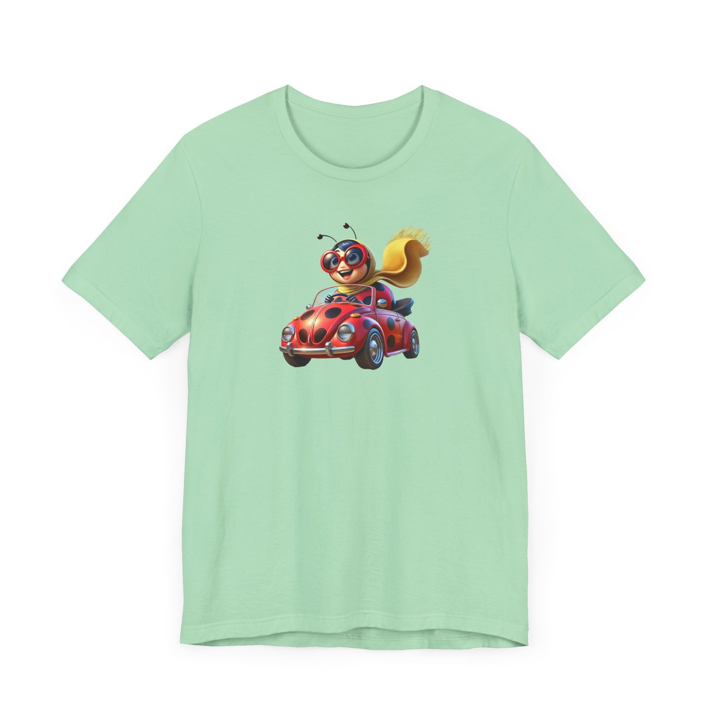 The Ladybug Goes Rogue! Unisex Tee - Perfect for Kids and Animal Lovers