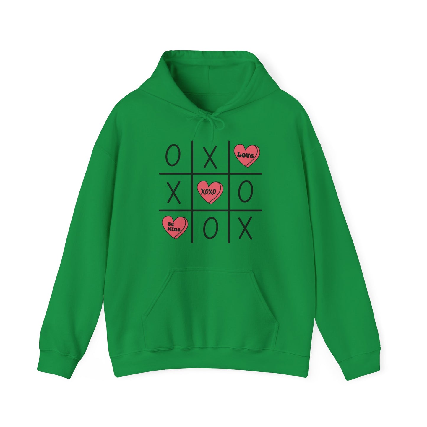 Valentine Tic Tac Toe Unisex Heavy Blend™ Hooded Sweatshirt
