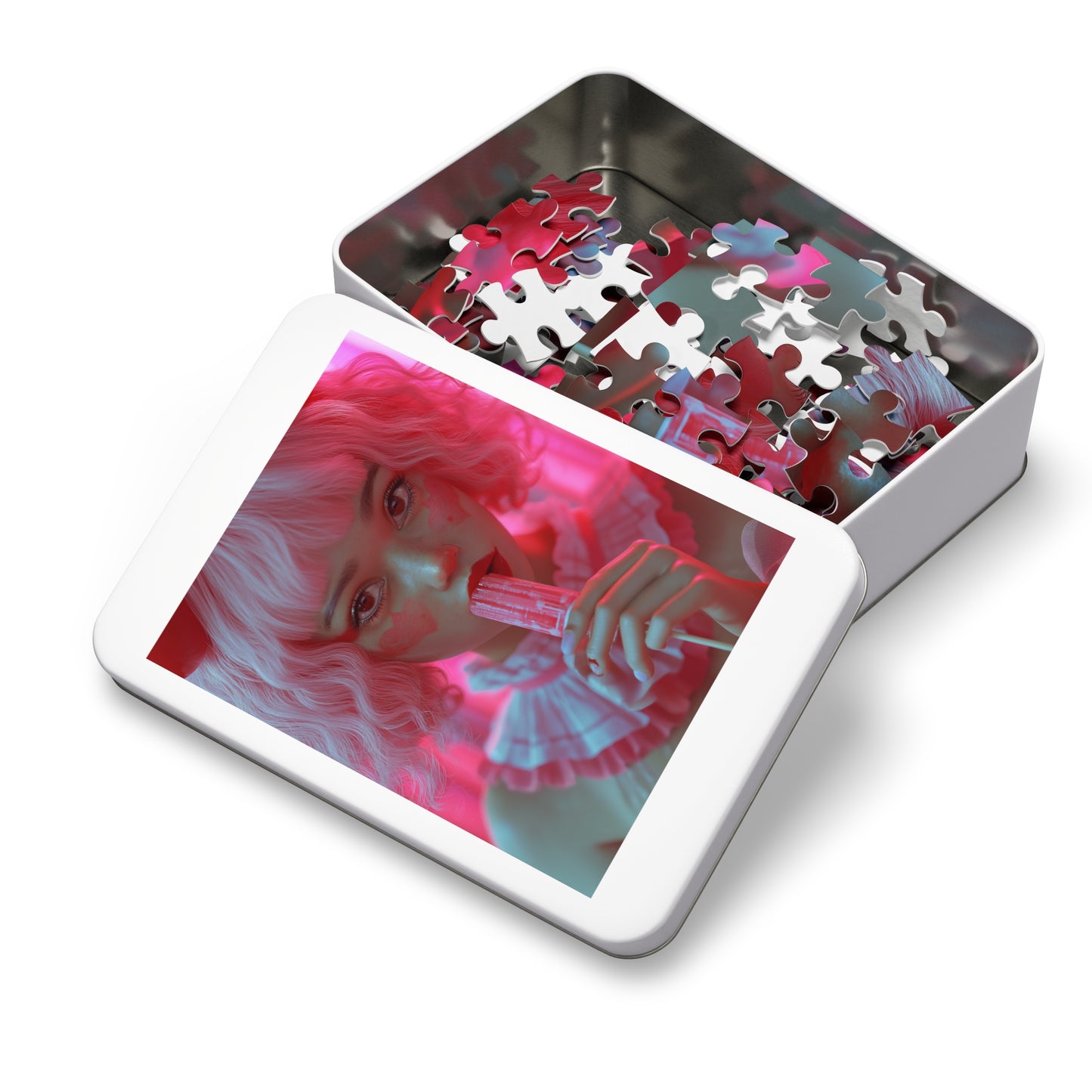 Young Girl with a Ice Pop Jigsaw Puzzle (30, 110, 252, 500,1000-Piece)