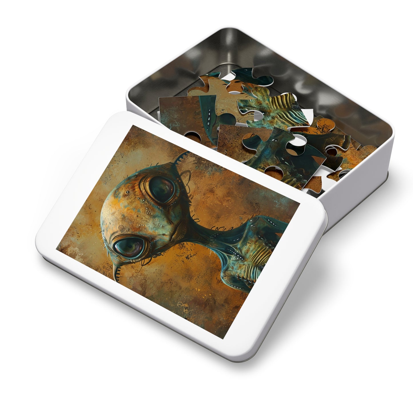 Aging Alien Jigsaw Puzzle (30, 110, 252, 500,1000-Piece)