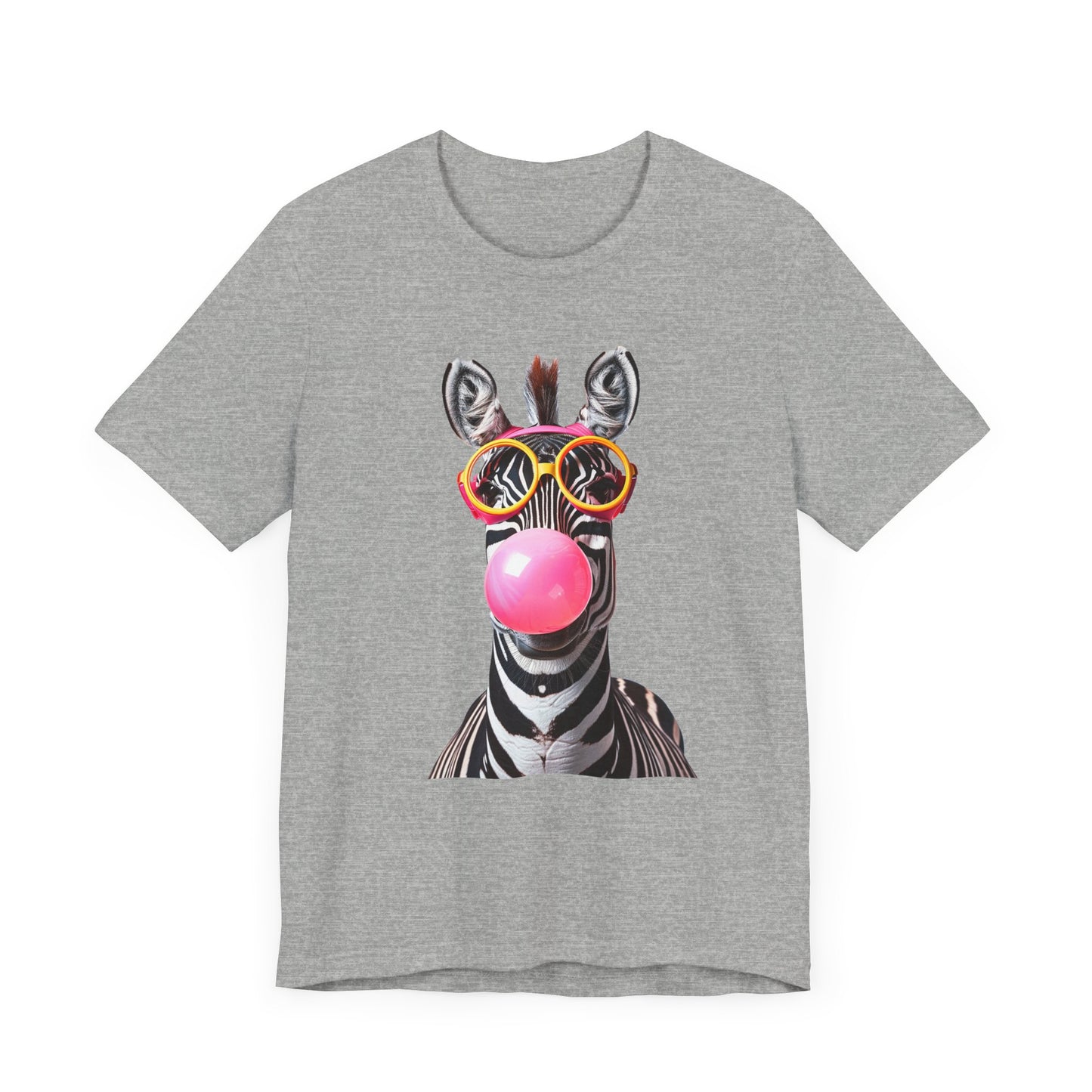 Bubblegum Zebra! Unisex Jersey Short Sleeve Tee