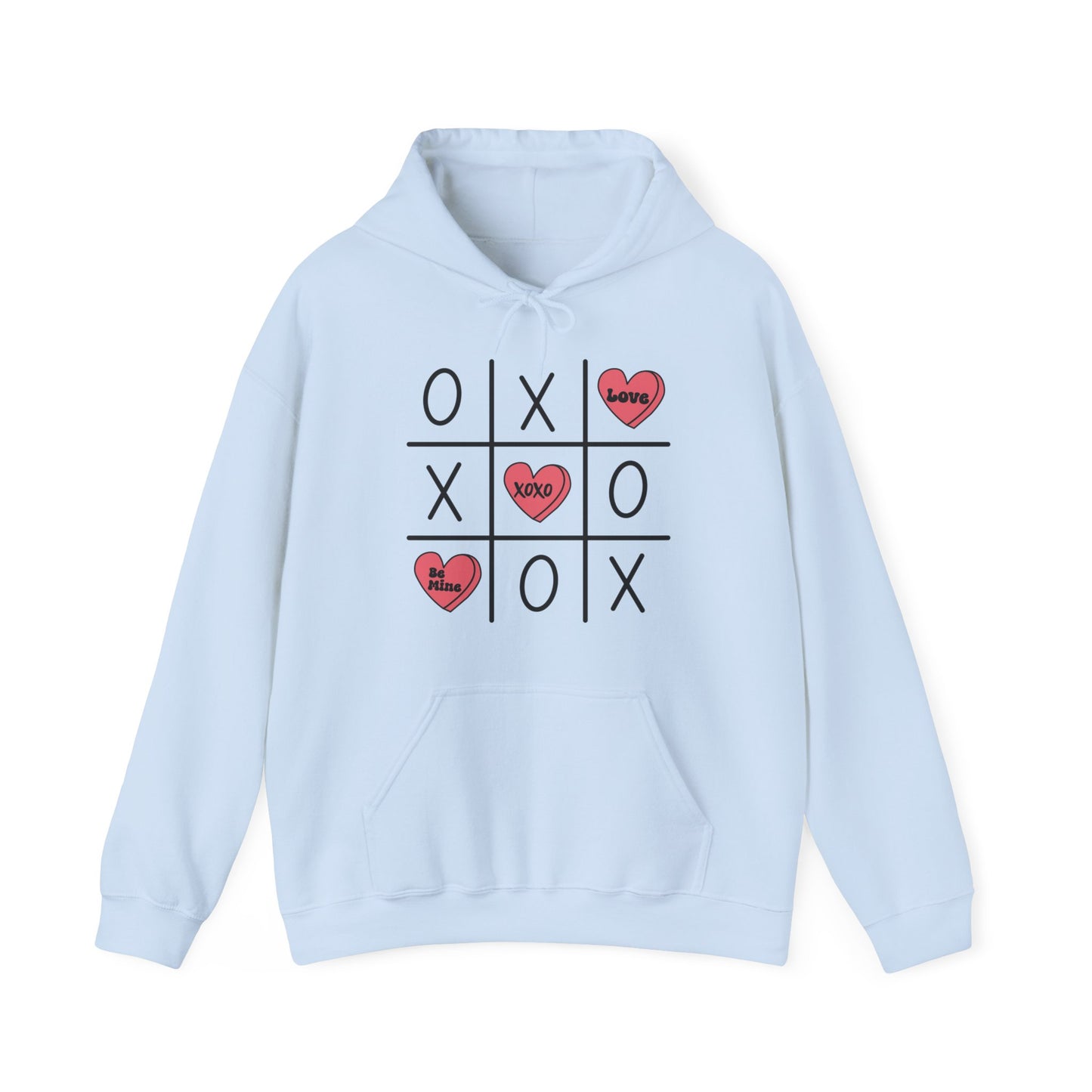 Valentine Tic Tac Toe Unisex Heavy Blend™ Hooded Sweatshirt