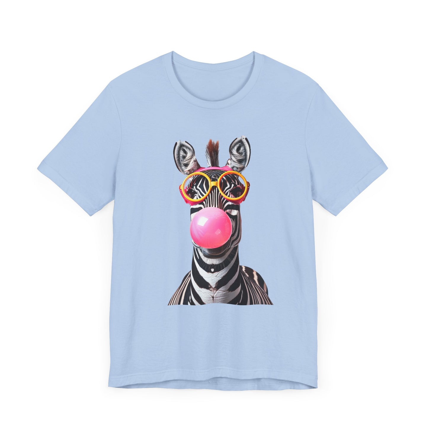 Bubblegum Zebra! Unisex Jersey Short Sleeve Tee