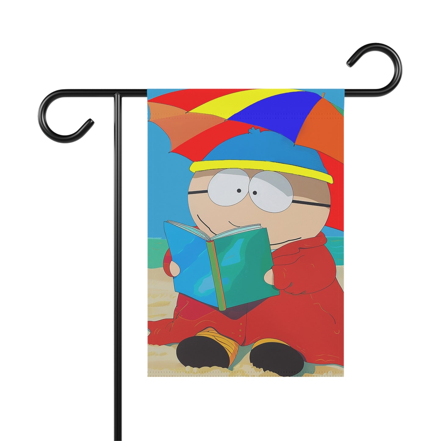 Beach Cartman Reading Garden & House Banner