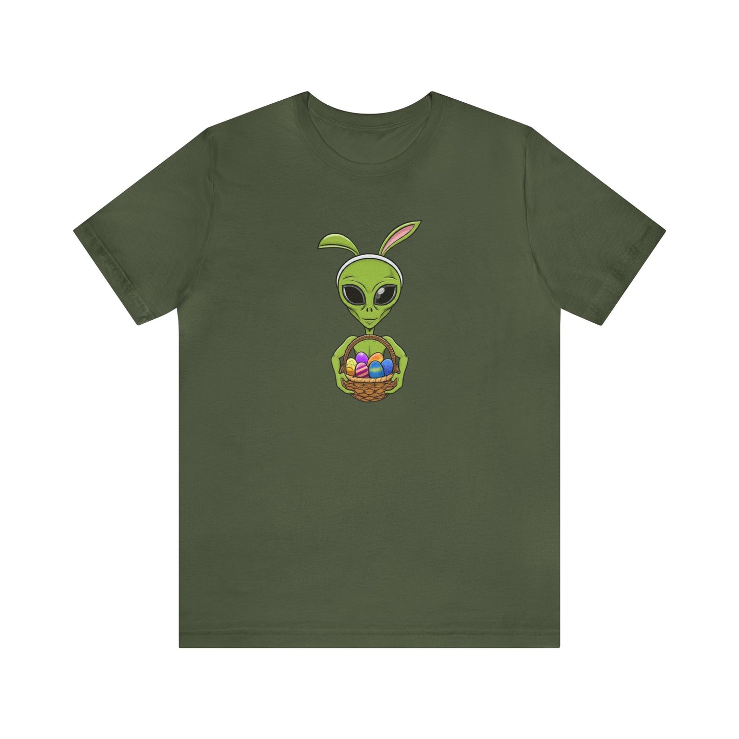 Alien Easter Unisex Jersey Short Sleeve Tee