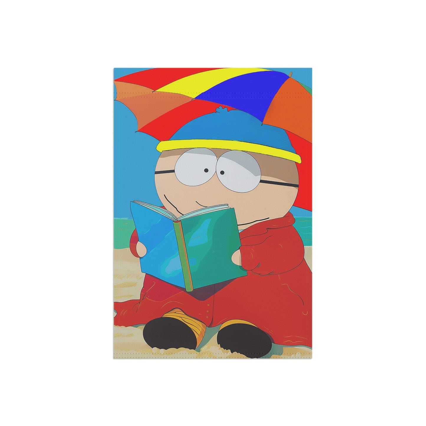 Beach Cartman Reading Garden & House Banner