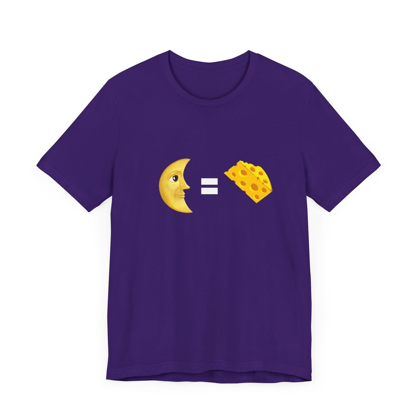 Moon = Cheese Unisex Jersey Tee