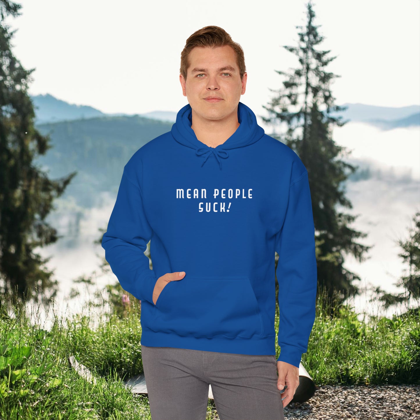 Mean People Suck! It's Kool to Be Kind! Unisex Heavy Blend™ Hooded Sweatshirt