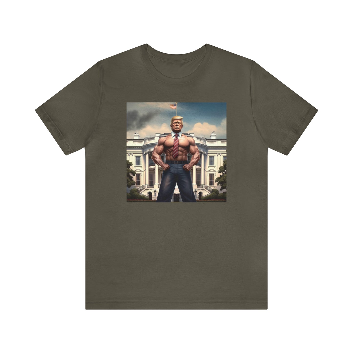 President Trump Fighter Unisex Jersey Short Sleeve Tee