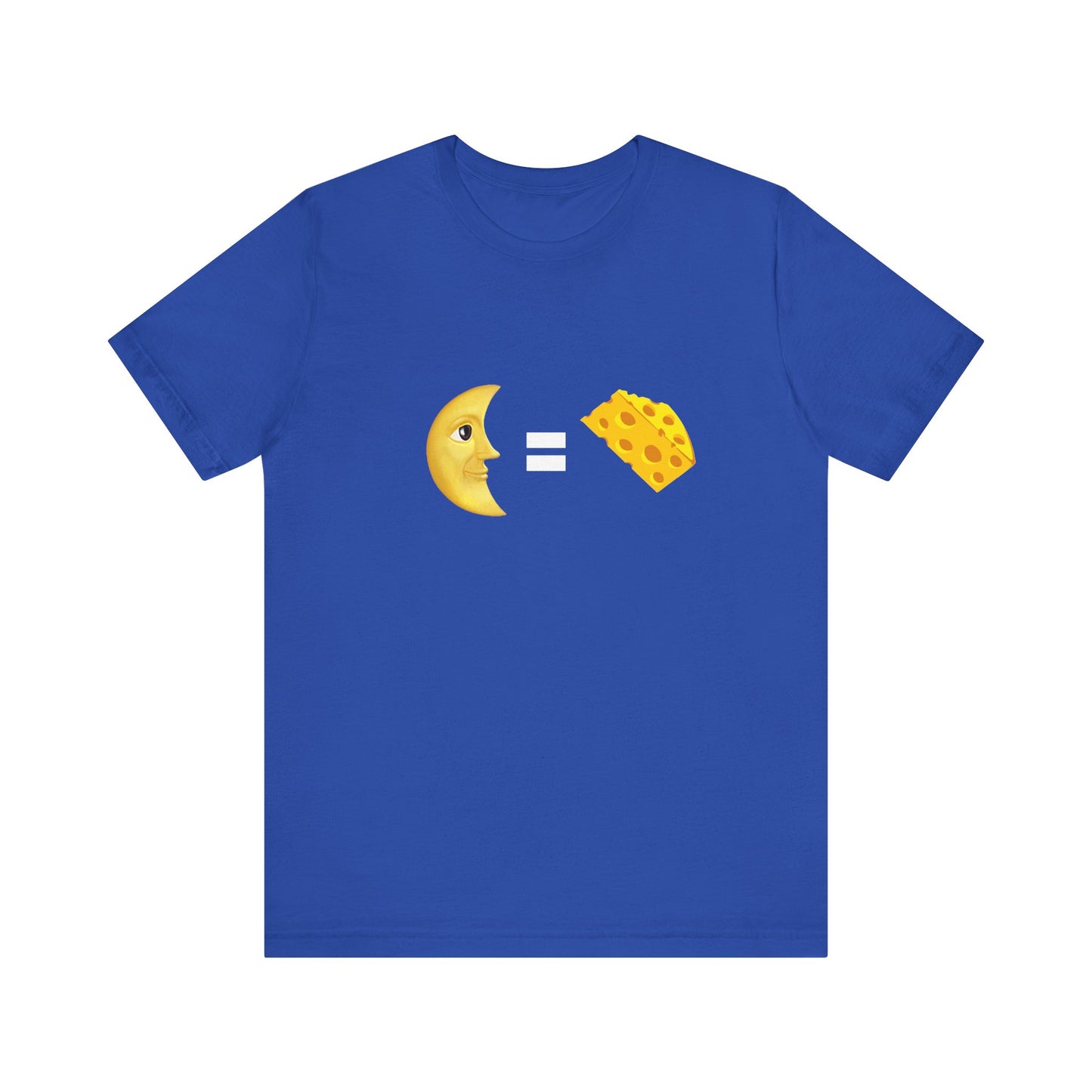 Moon = Cheese Unisex Jersey Tee
